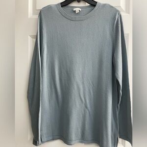J. Jill Light blue/Gray Knit Top